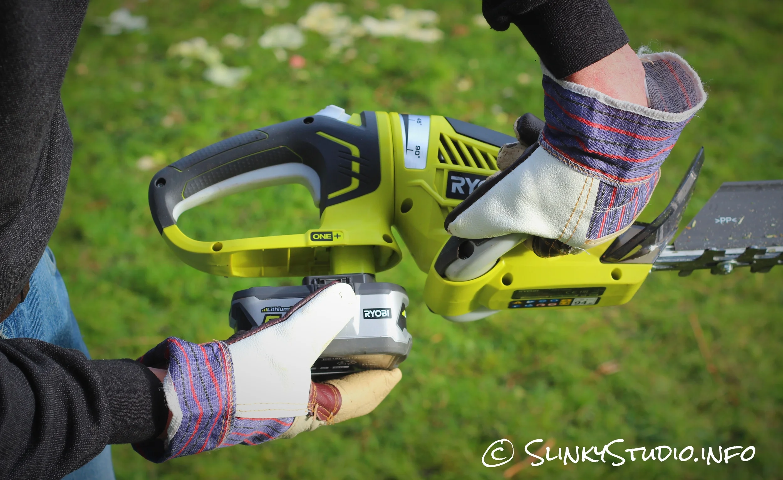 Ryobi 18V ONE Hedge Trimmer Review Cutting Freedom Slinky Studio